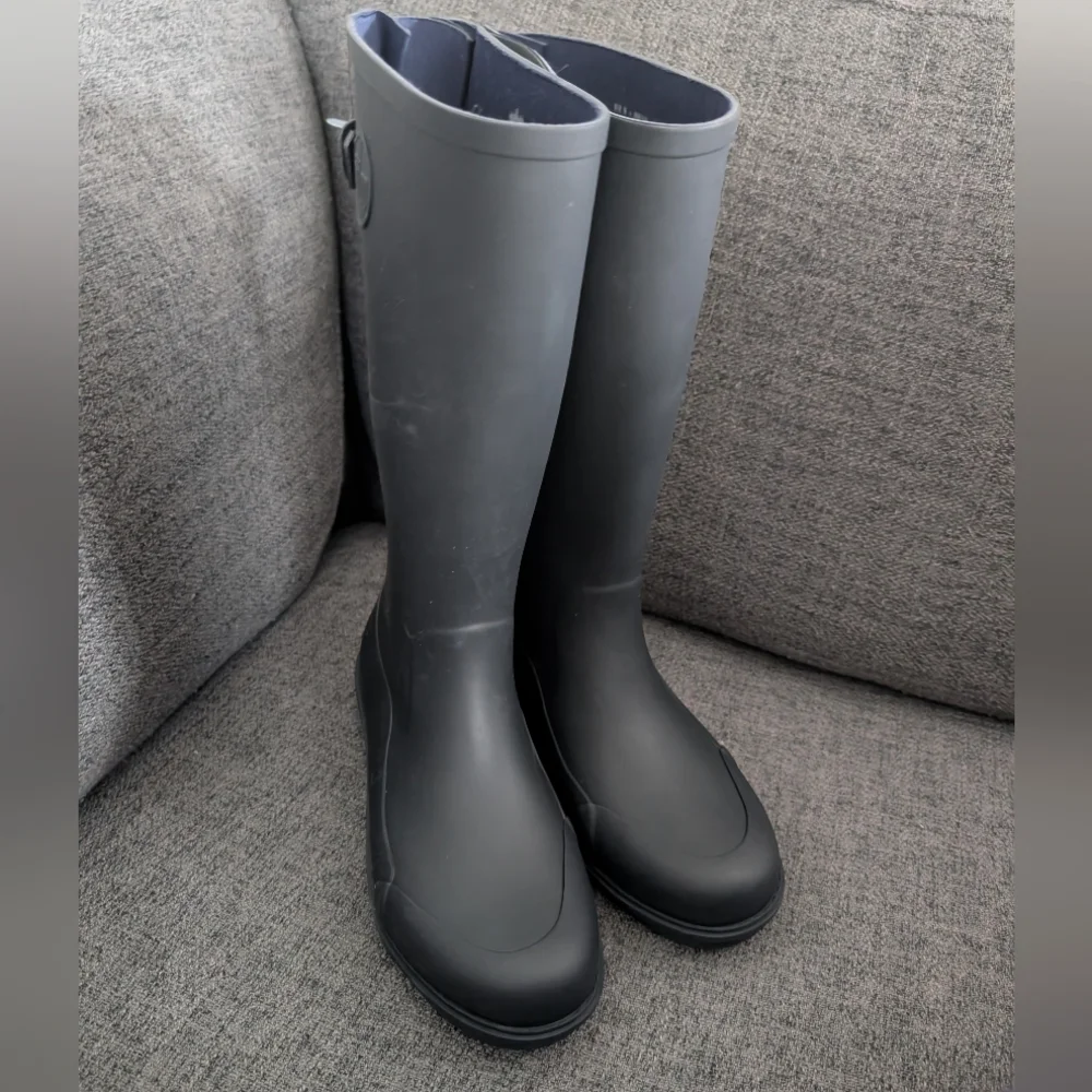 Fitflop Women's Tall Black Rain Boots